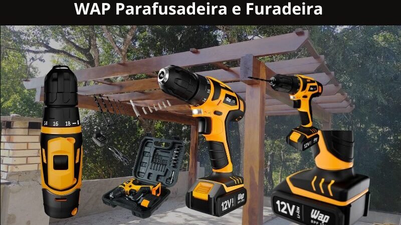 Parafusadeira 12V Com Kit 13 Acessórios
